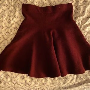 Maroon Skirt
